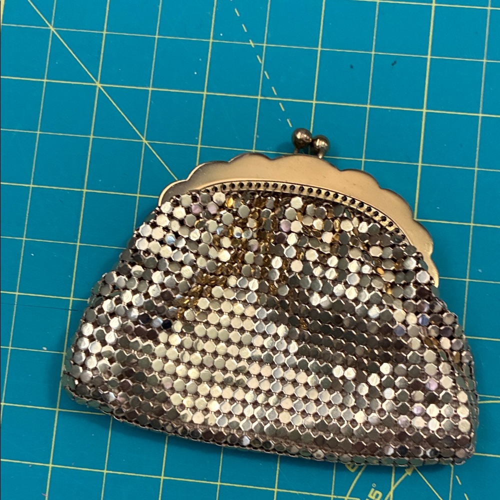 Whiting & Davis Gold Mesh Clutch